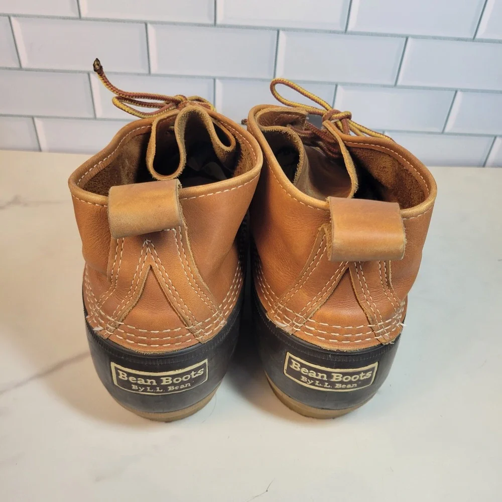 LL Bean Bean Boots Mens Size 12 6 Inch Waterproof Leather Duck Boots USA